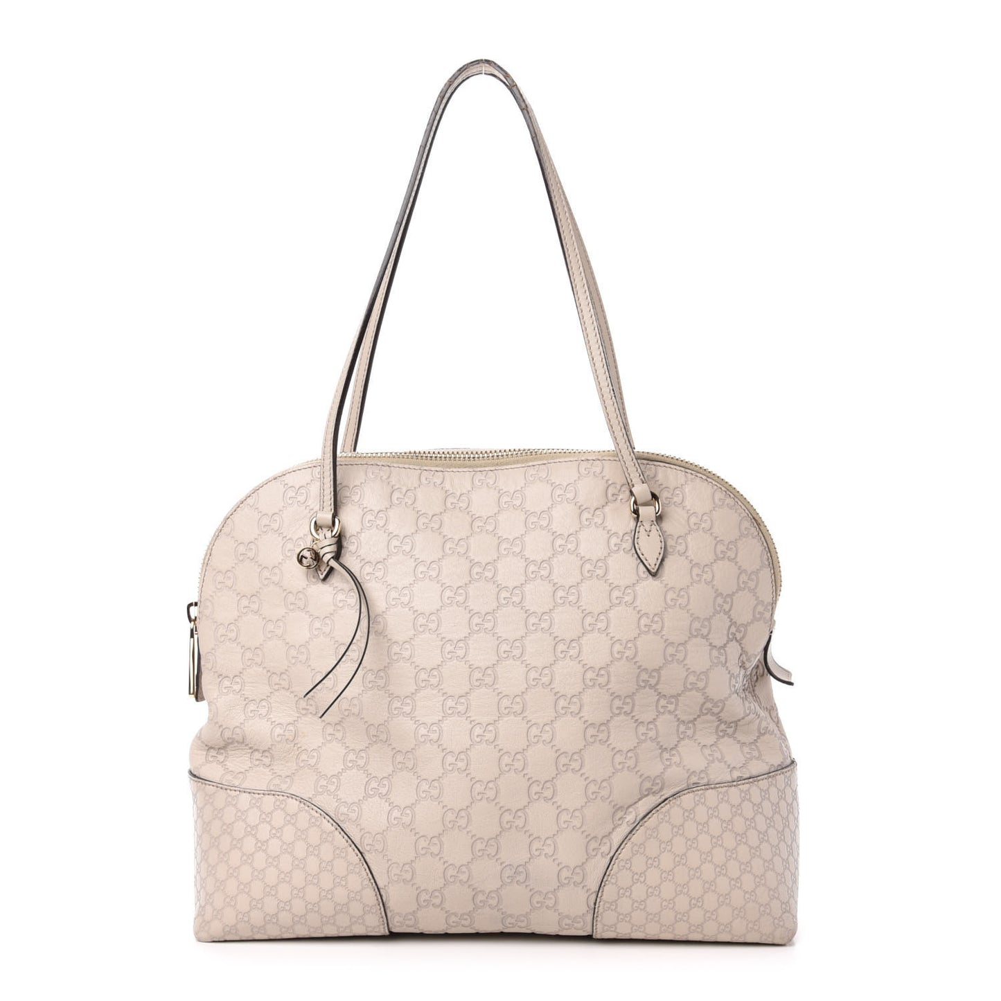 Guccissima Medium Bree Shoulder Bag Off White