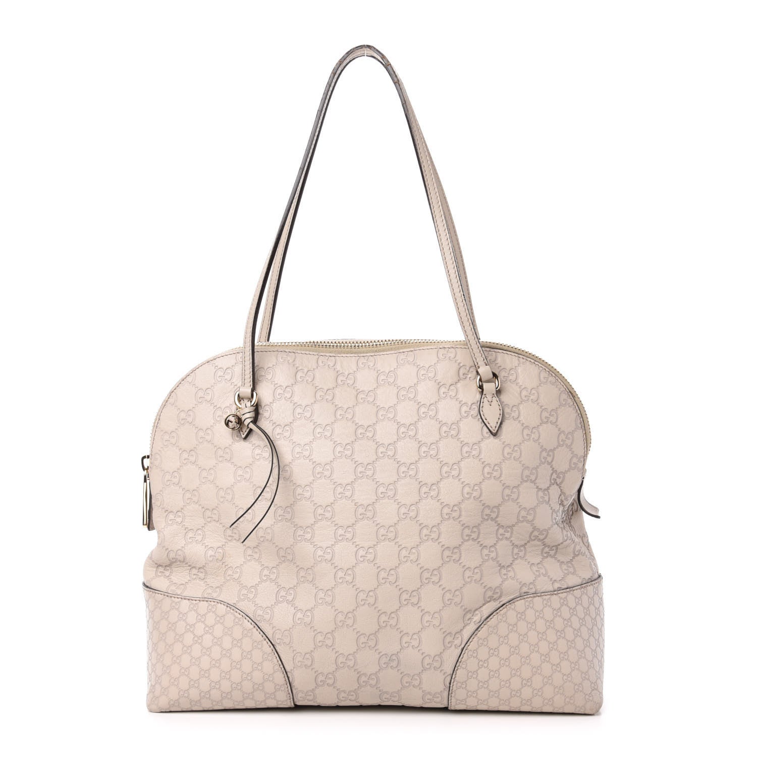 Gucci Guccissima Medium Bree Shoulder Bag Off White 1 of 13
