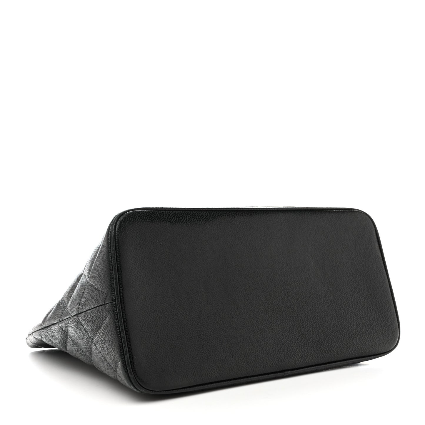 Caviar Quilted Medallion Tote Black