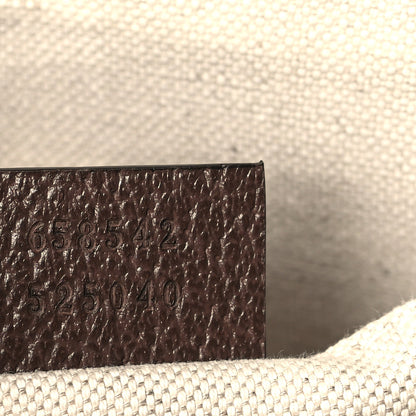 Gucci GG Supreme Monogram Tiger Savanah Textured Dollar Calfskin Retro Interlocking G Flap Messenger Bag Beige Ebony Multicolor New Acero 7 of 9