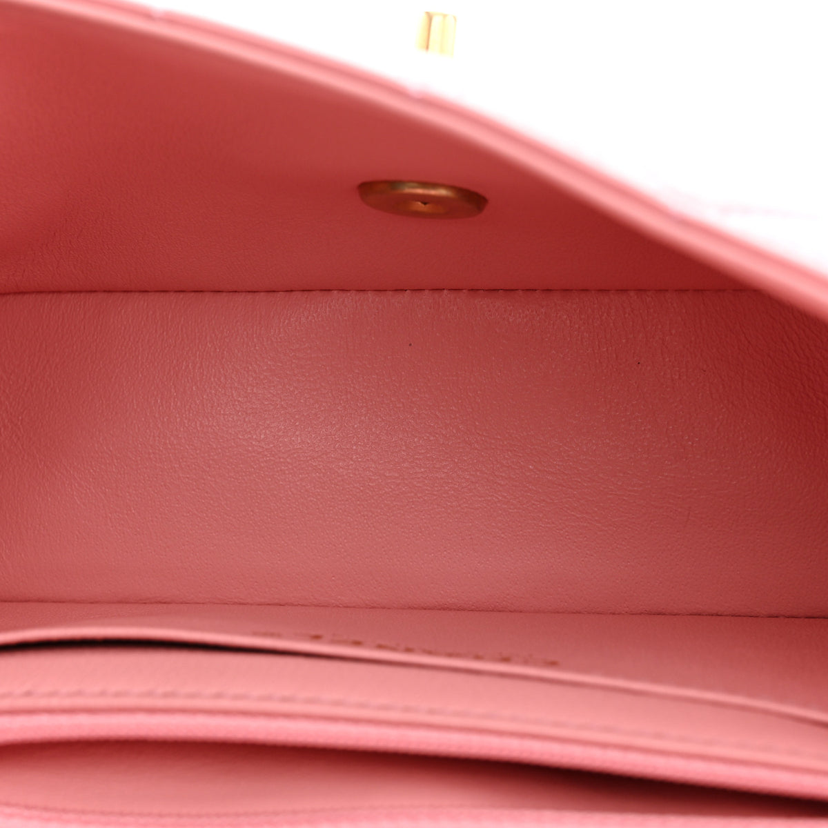 Chanel Lambskin Quilted Mini Rectangular Flap Light Pink 4 of 10