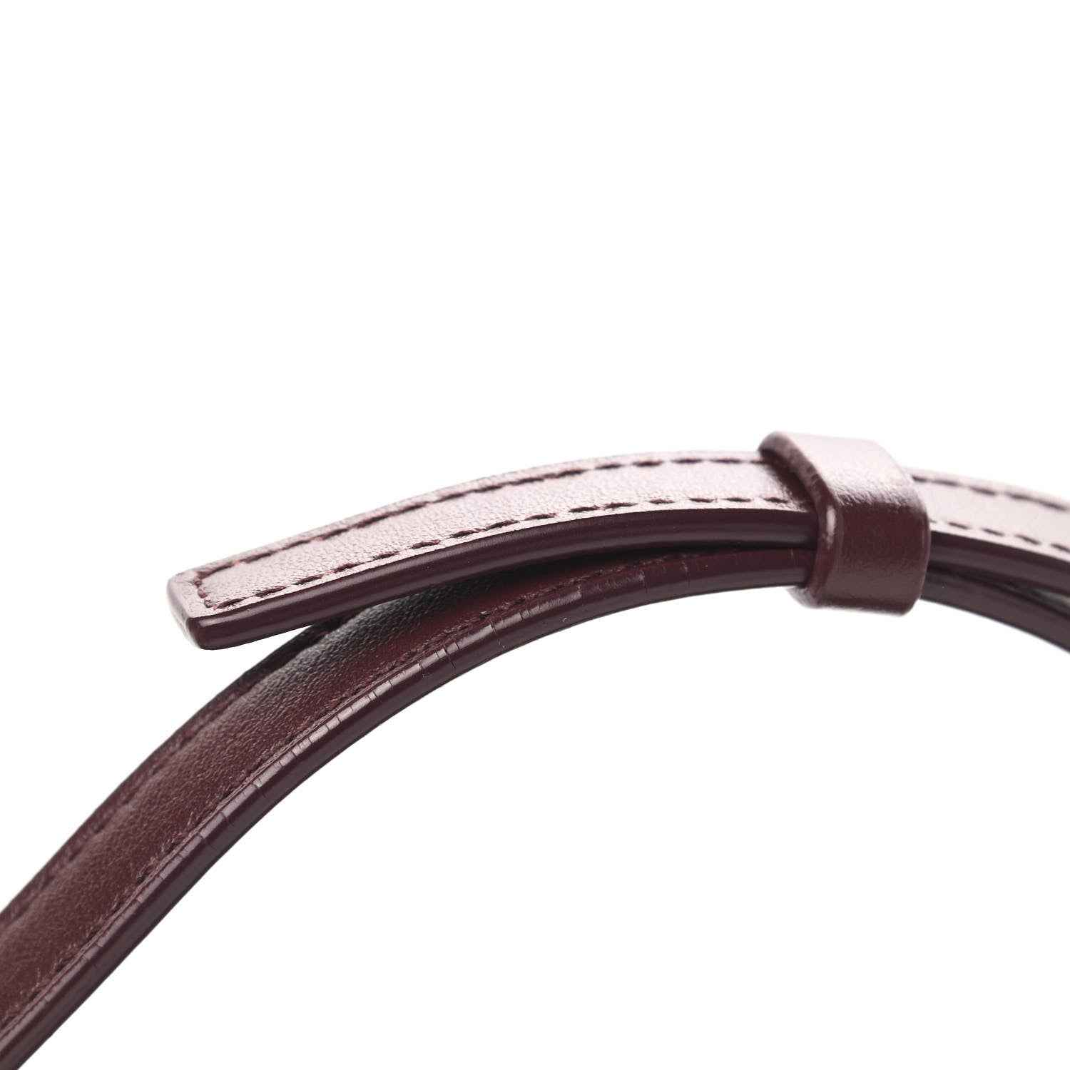 Saint Laurent Calfskin Matelasse Monogram Lou Camera Bag Dark Legion Red 10 of 10