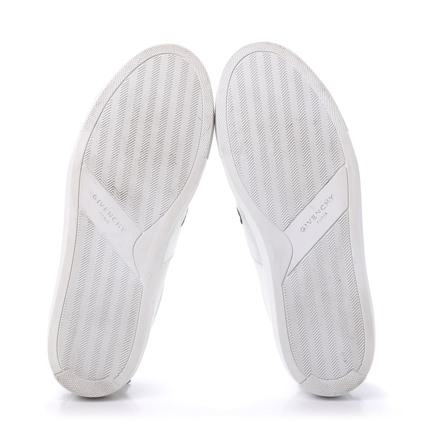 Calfskin Band Logo Womens Urban Street Sneakers 40 Argent