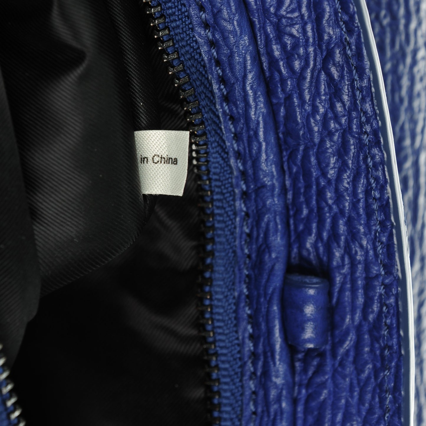 3.1 Textured Calfskin Large Pashli Satchel Cobalt