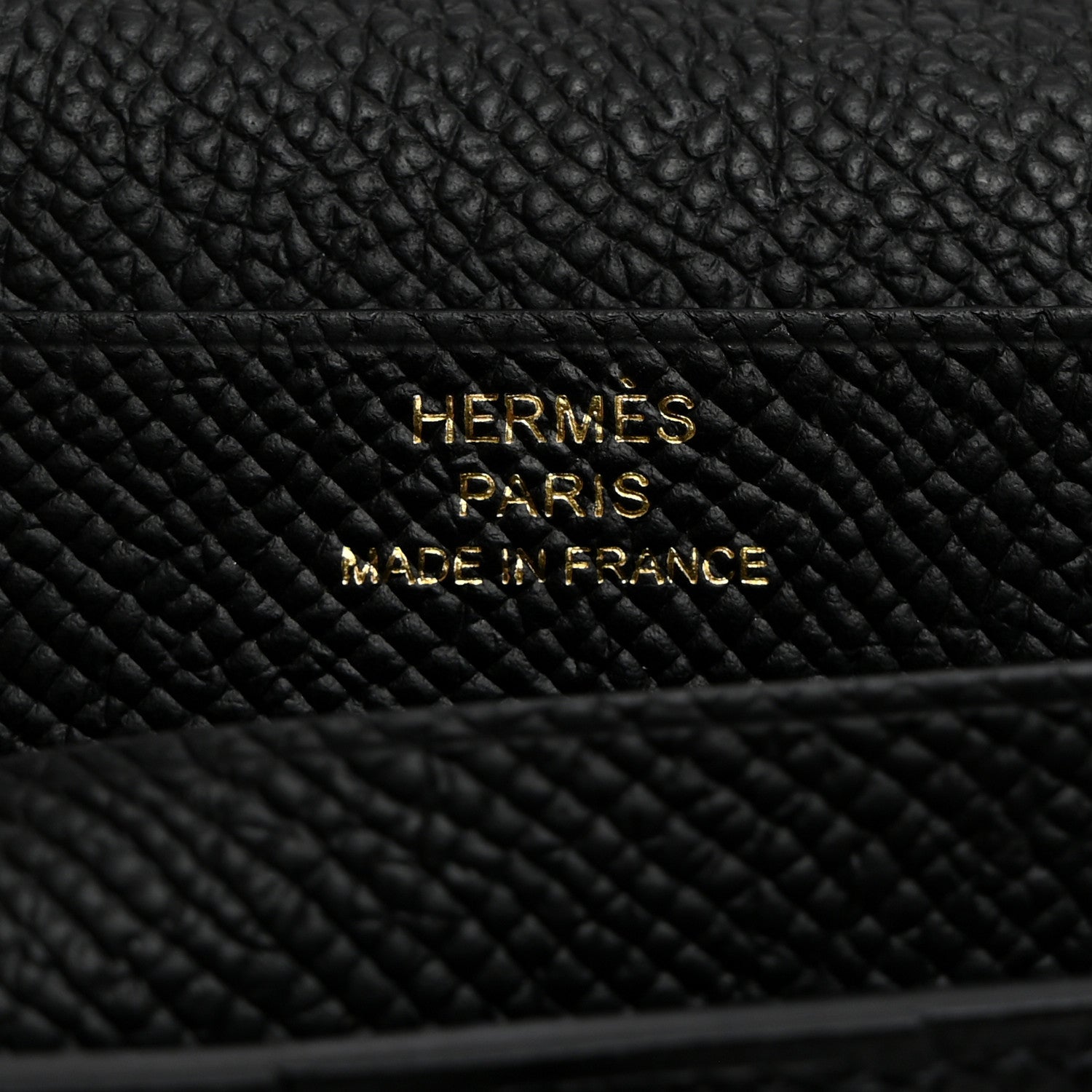 Hermes Epsom Bearn Gusset Wallet Black 6 of 9