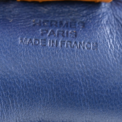 Hermes Milo Lambskin Grigri Rodeo Horse Bag Charm PM Bleu Saphir Rose Pourpre Bouton D'Or 3 of 5
