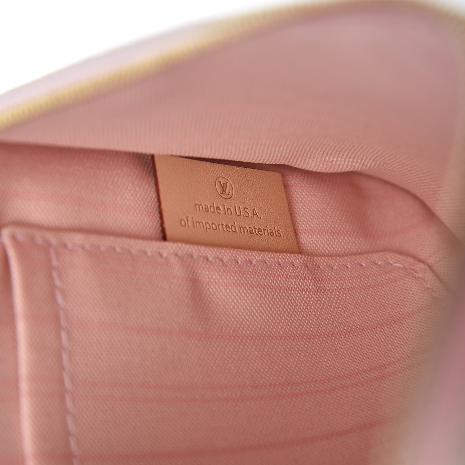 Louis Vuitton Damier Azur Neverfull MM GM Pochette Rose Ballerine 13 of 16