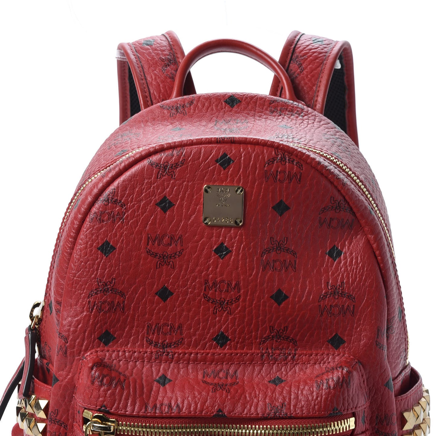 Visetos Small Side Stud Stark Backpack Red
