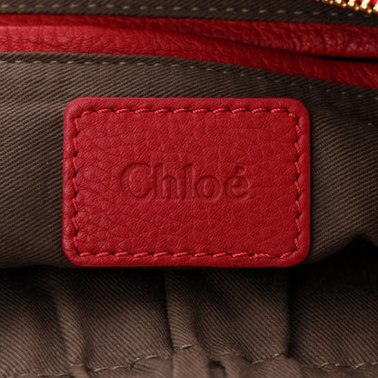Chloe Calfskin Medium Marcie Satchel Red 6 of 11