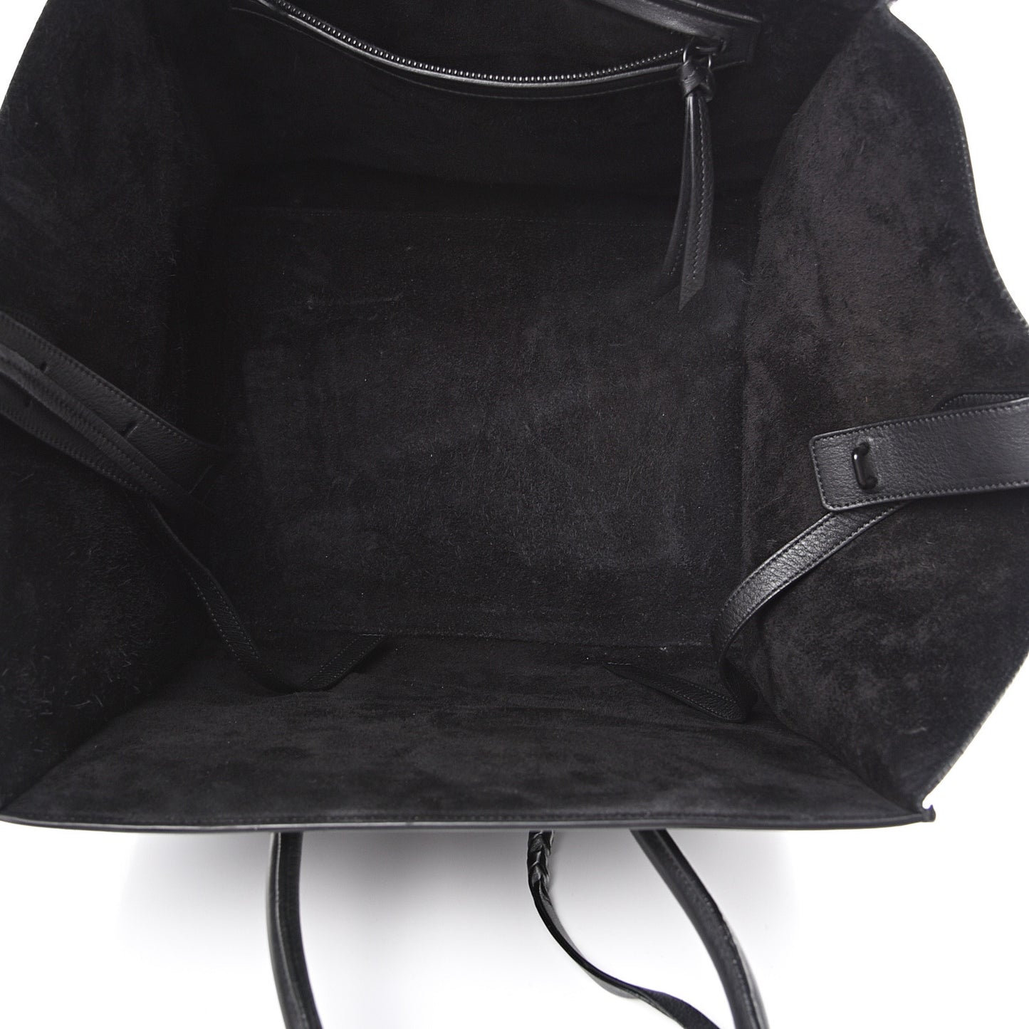 Supple Calfskin Medium Phantom Luggage Black