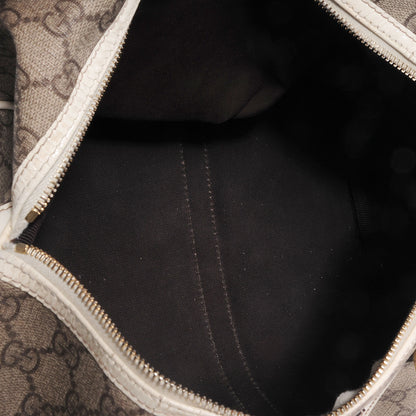 Gucci Monogram Coated Canvas Medium Joy Boston Off White 5 of 7