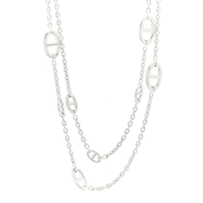 Hermes Sterling Silver Farandole Necklace 120 1 of 5