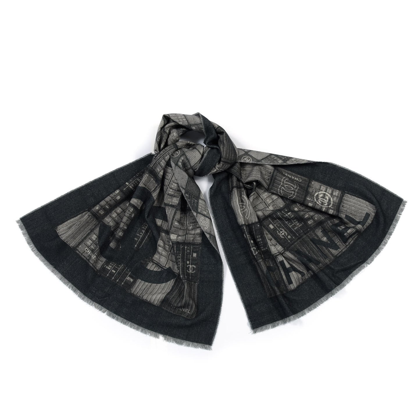 Cashmere CC Scarf Grey