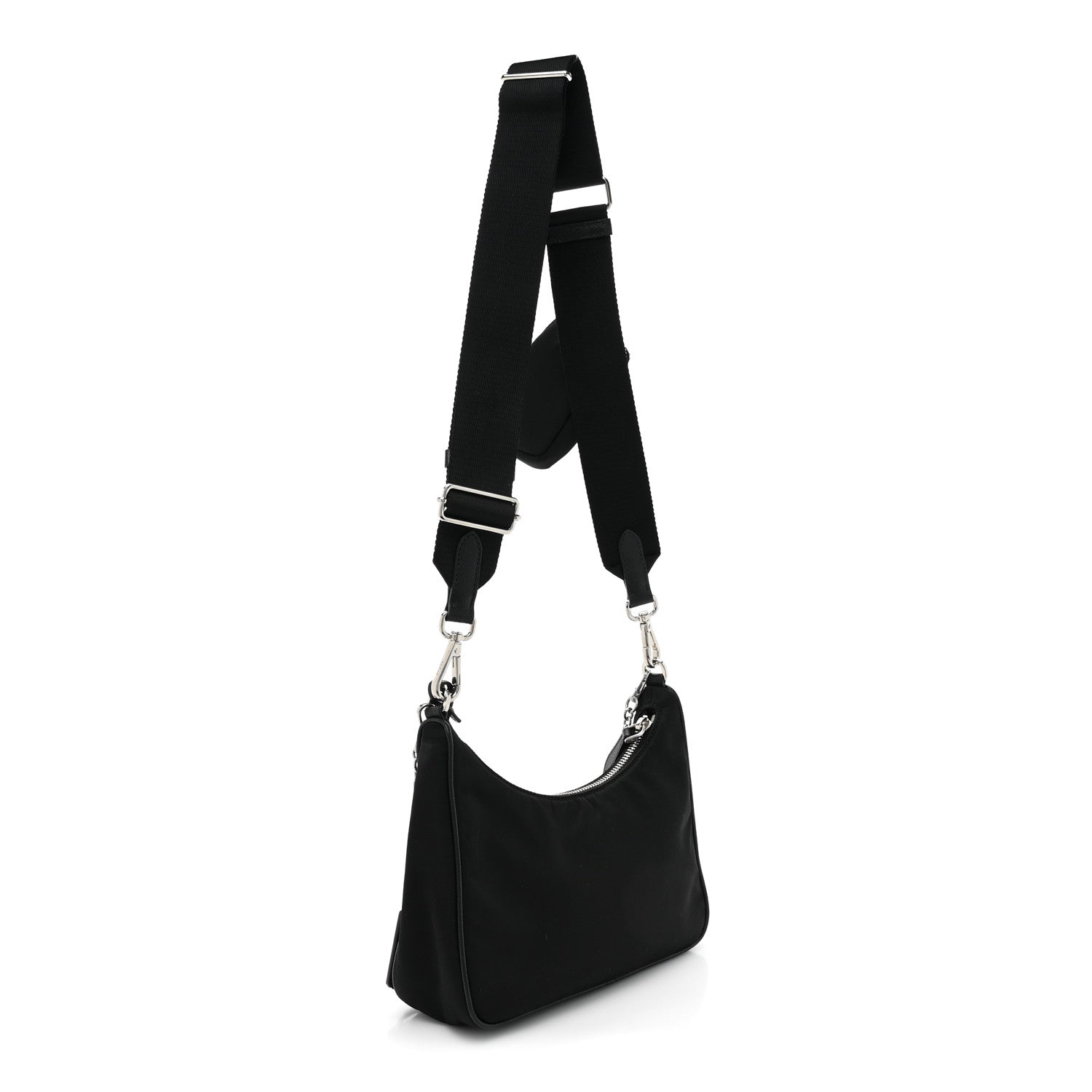 Prada Nylon Re-Edition 2005 Shoulder Bag Black 3 of 8