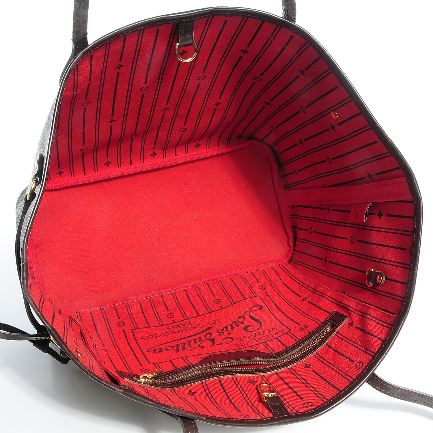 Louis Vuitton Damier Ebene Neverfull MM 5 of 8
