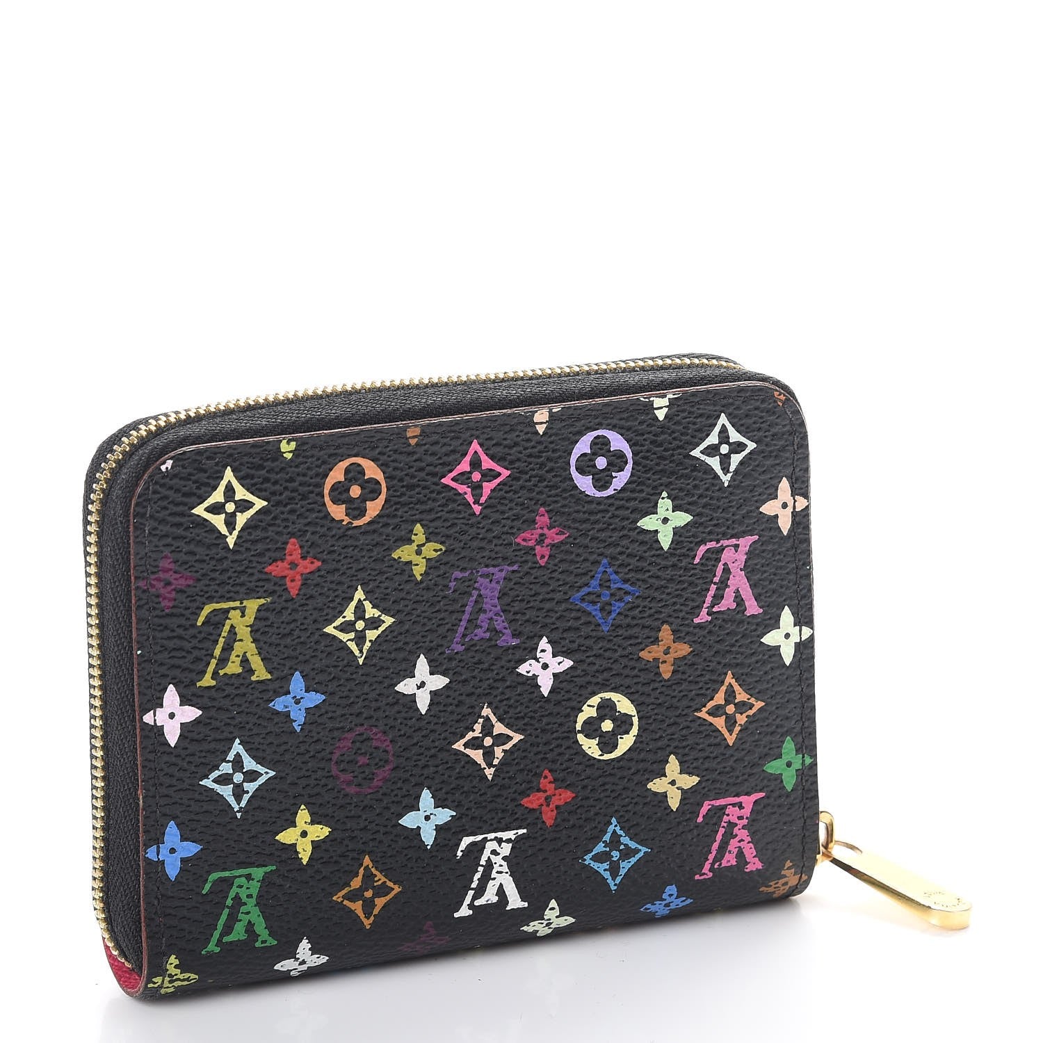 Louis Vuitton Monogram Multicolor Zippy Coin Purse Black Grenade 3 of 10