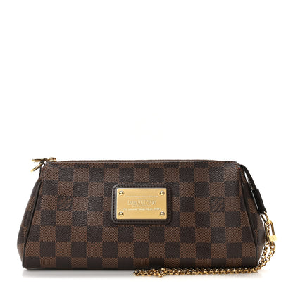 Louis Vuitton Damier Ebene Eva Clutch 1 of 9