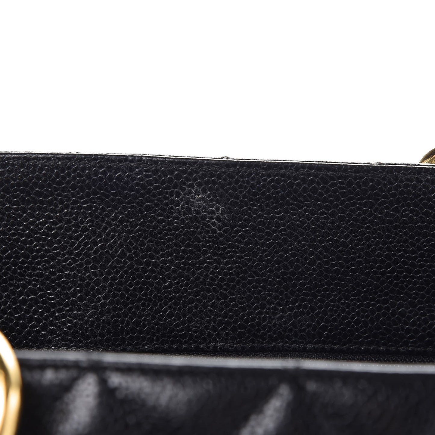 Caviar Quilted Grand Shopping Tote GST Black