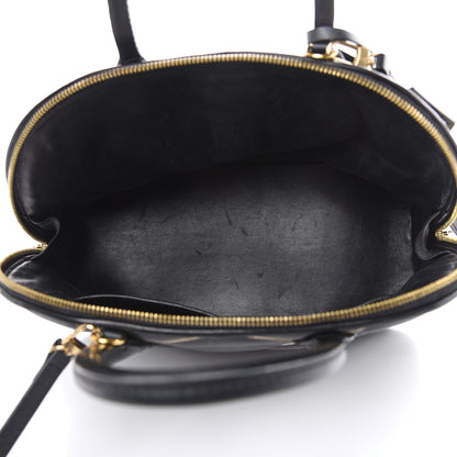 Louis Vuitton Lambskin Malletage Alma PM Black 5 of 20