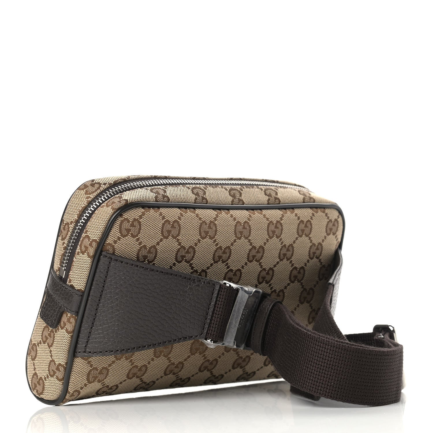 Gucci Monogram Belt Bag Dark Brown 3 of 9