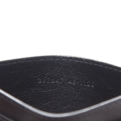 Saint Laurent Monogram Embossed Card Case Black 7 of 9