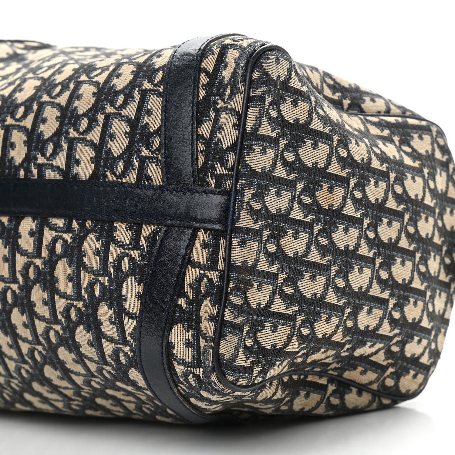 Christian Dior Monogram Boston Navy Blue 8 of 16