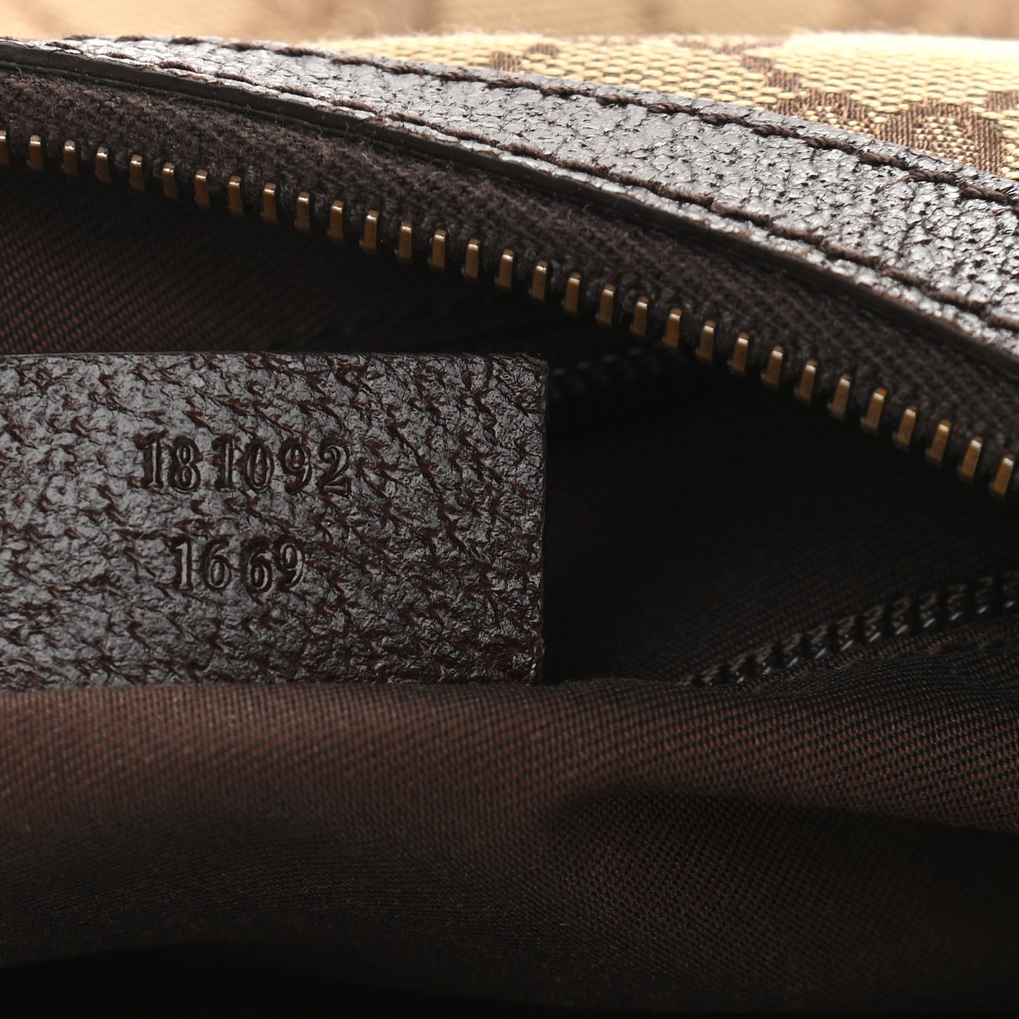Monogram Medium Half Moon Hobo Dark Brown