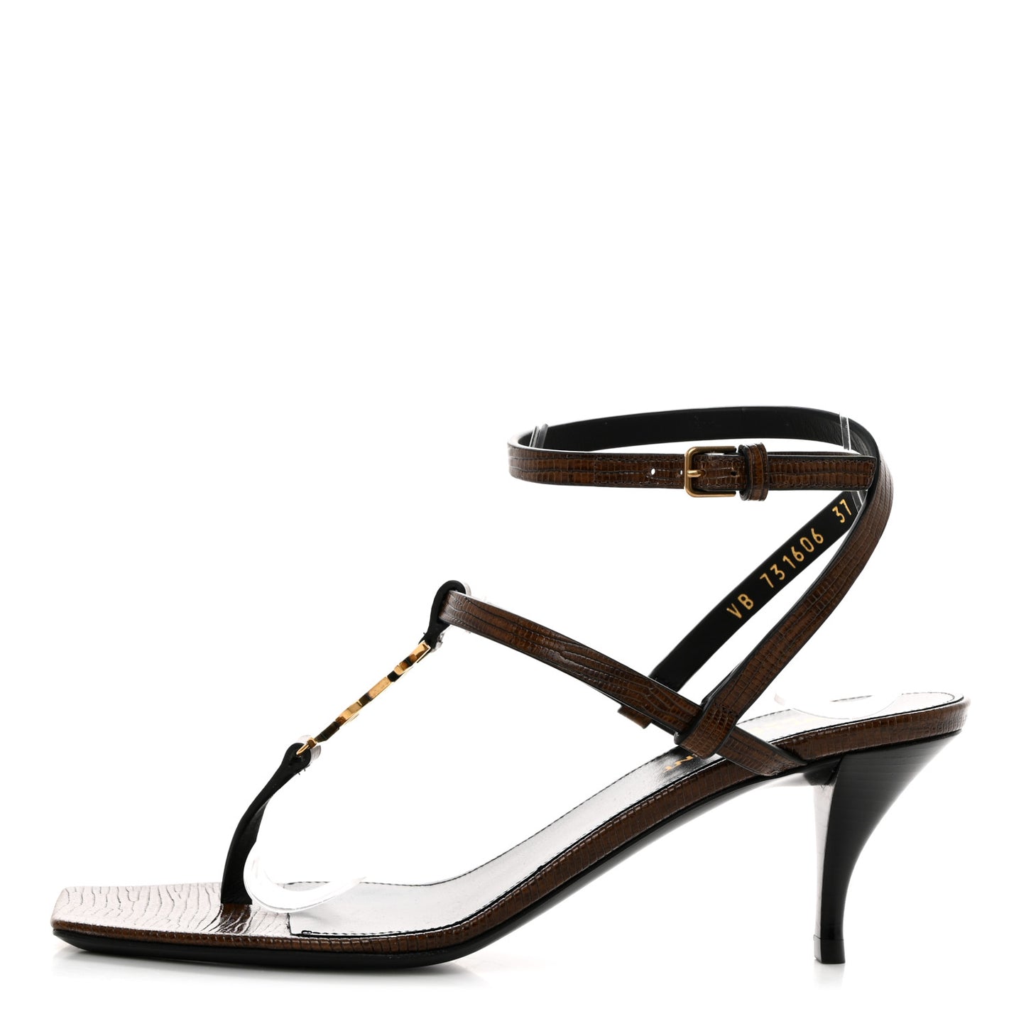 Calfskin Cassandra 60 Sandals 37 Macadamia Brown