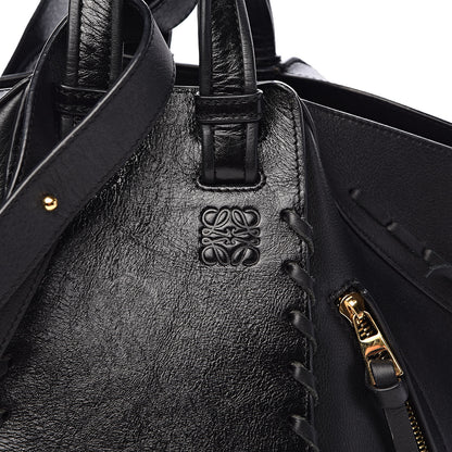 Loewe Calfskin Small Whipstitch Hammock Shoulder Bag Black 10 of 10