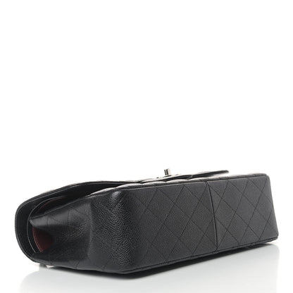 Chanel Caviar Quilted Jumbo Double Flap Black 3 of 11