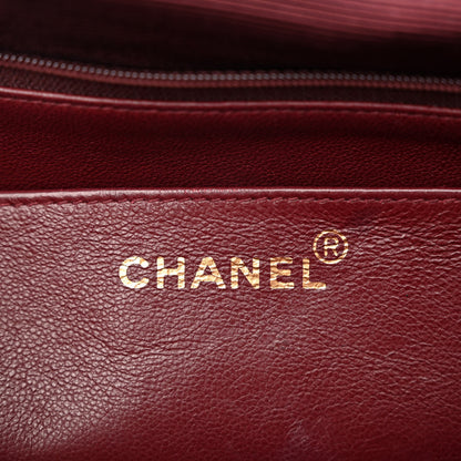 Chanel Lambskin Vertical Quilt Jumbo Single Flap Black 6 of 14