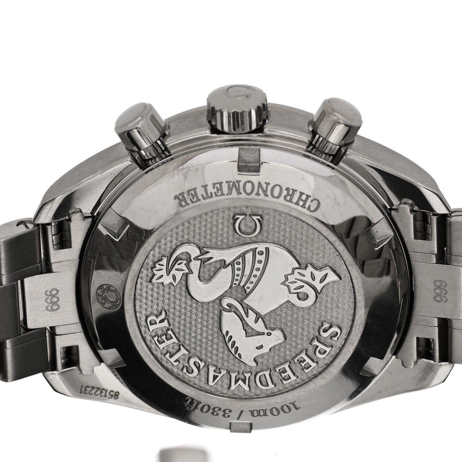 Omega Stainless Steel 38mm Speedmaster Date Chronograph Automatic Watch Grey 324.30.38.40.06.001 4 of 4