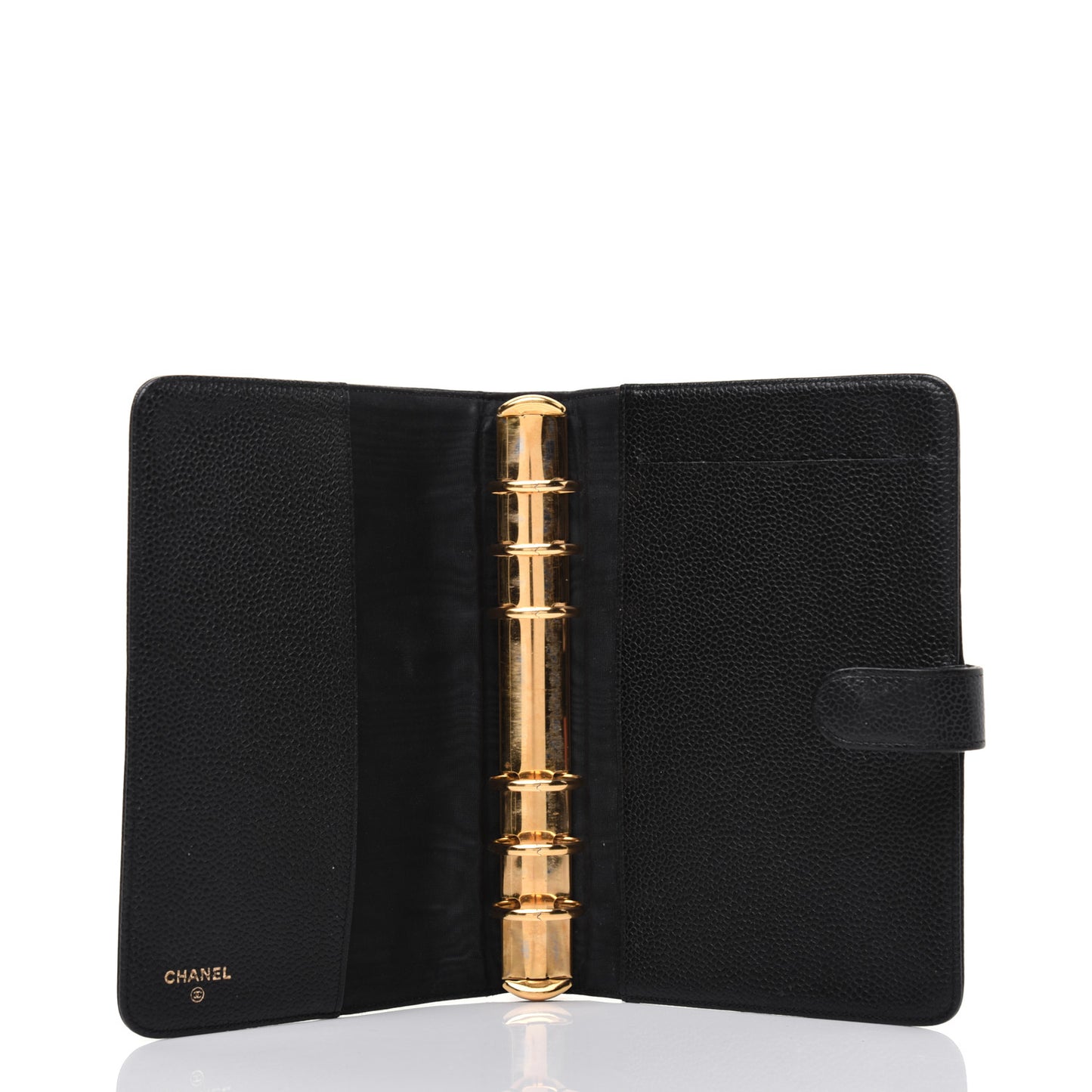 Caviar CC Medium Ring Agenda Planner Black