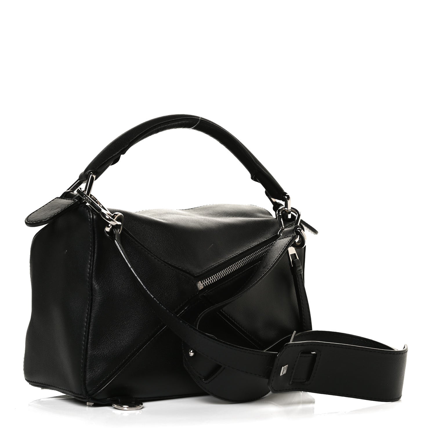 Loewe Calfskin Small Puzzle Bag Black 3 of 12