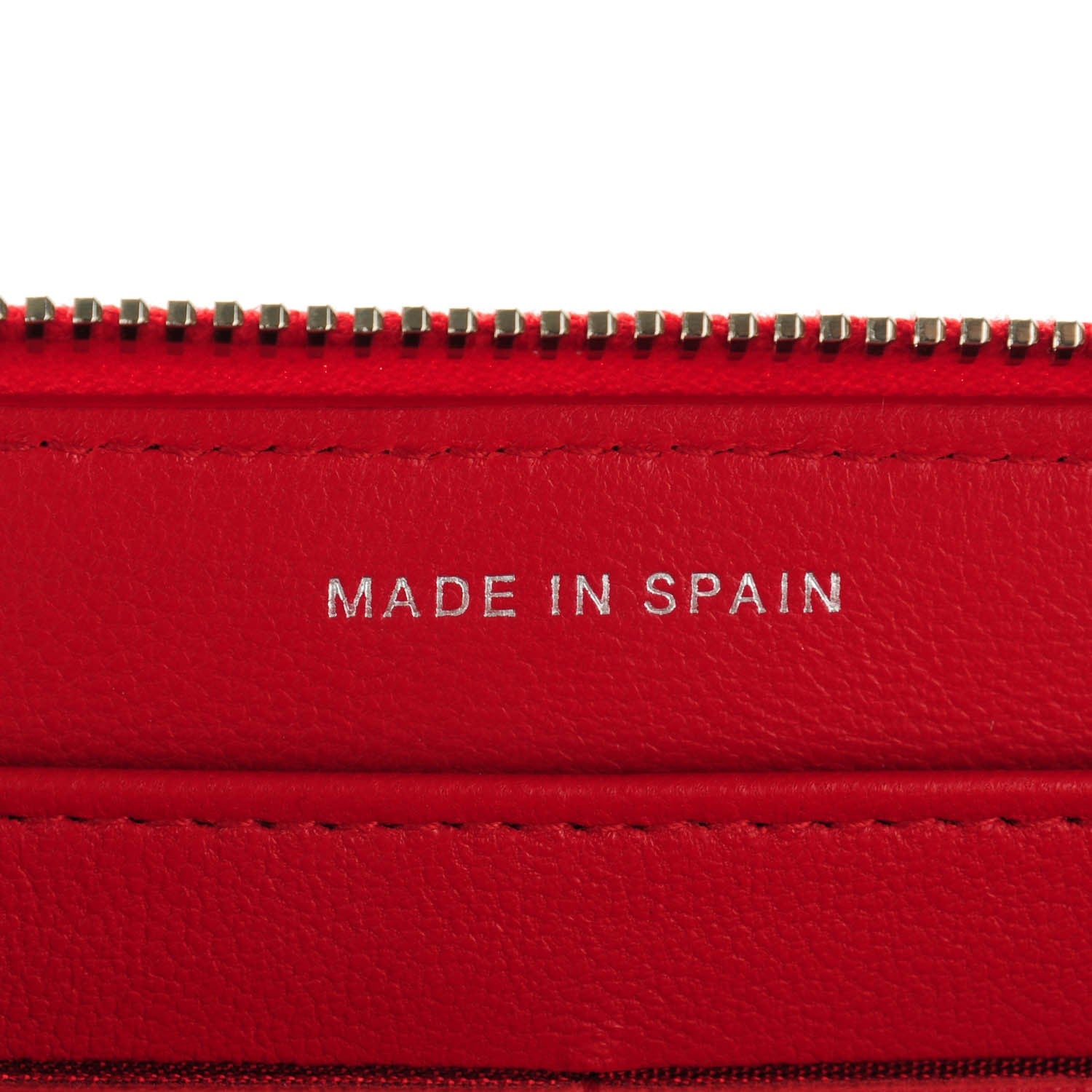 Chanel Patent Quilted Coco Boy Zip Around Wallet Red 7 of 8