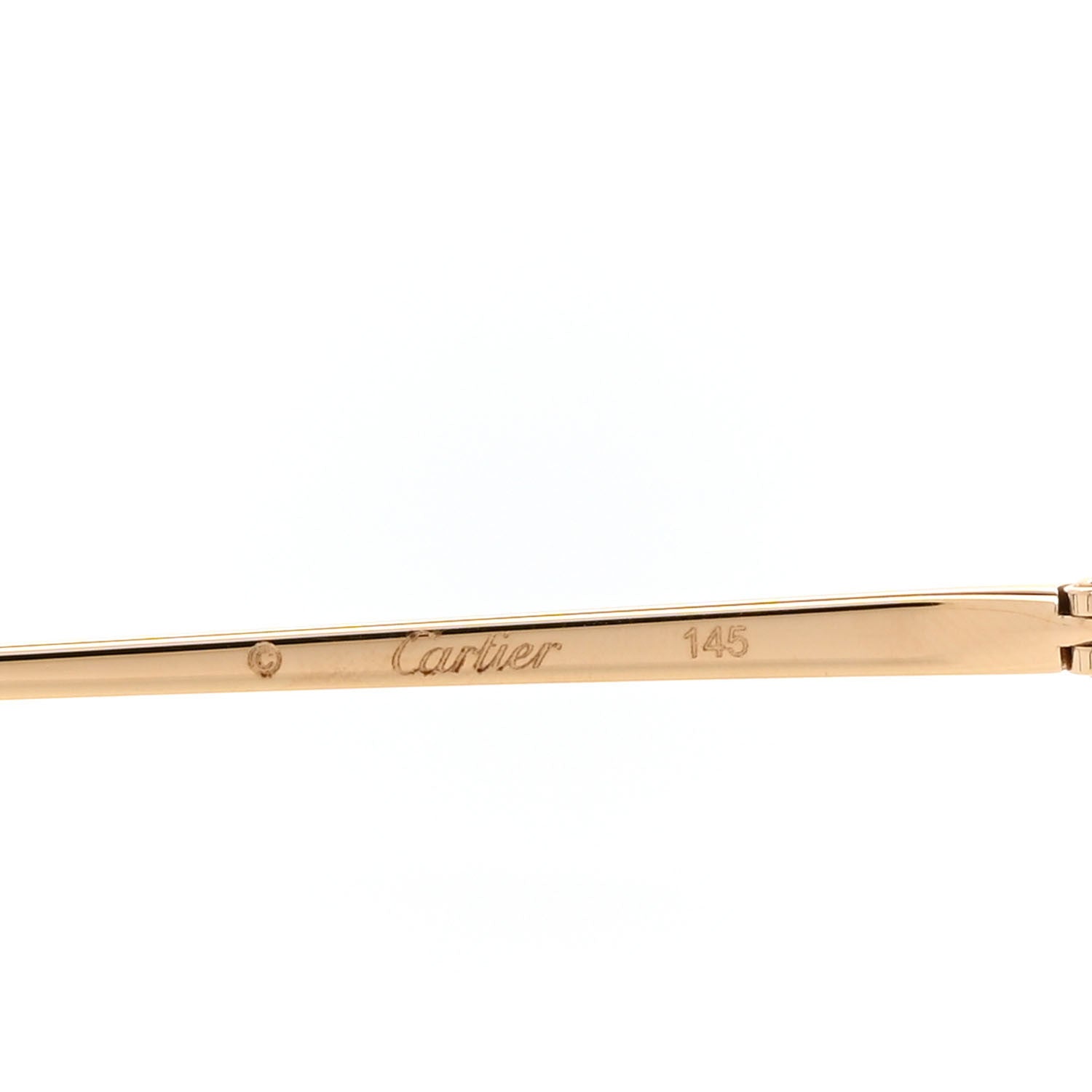 Cartier Panthere De Cartier Sunglasses CT0150SA Black Gold Black Gold 6 of 8