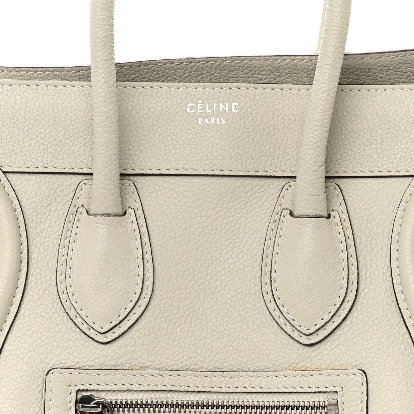 Drummed Calfskin Micro Luggage Lune