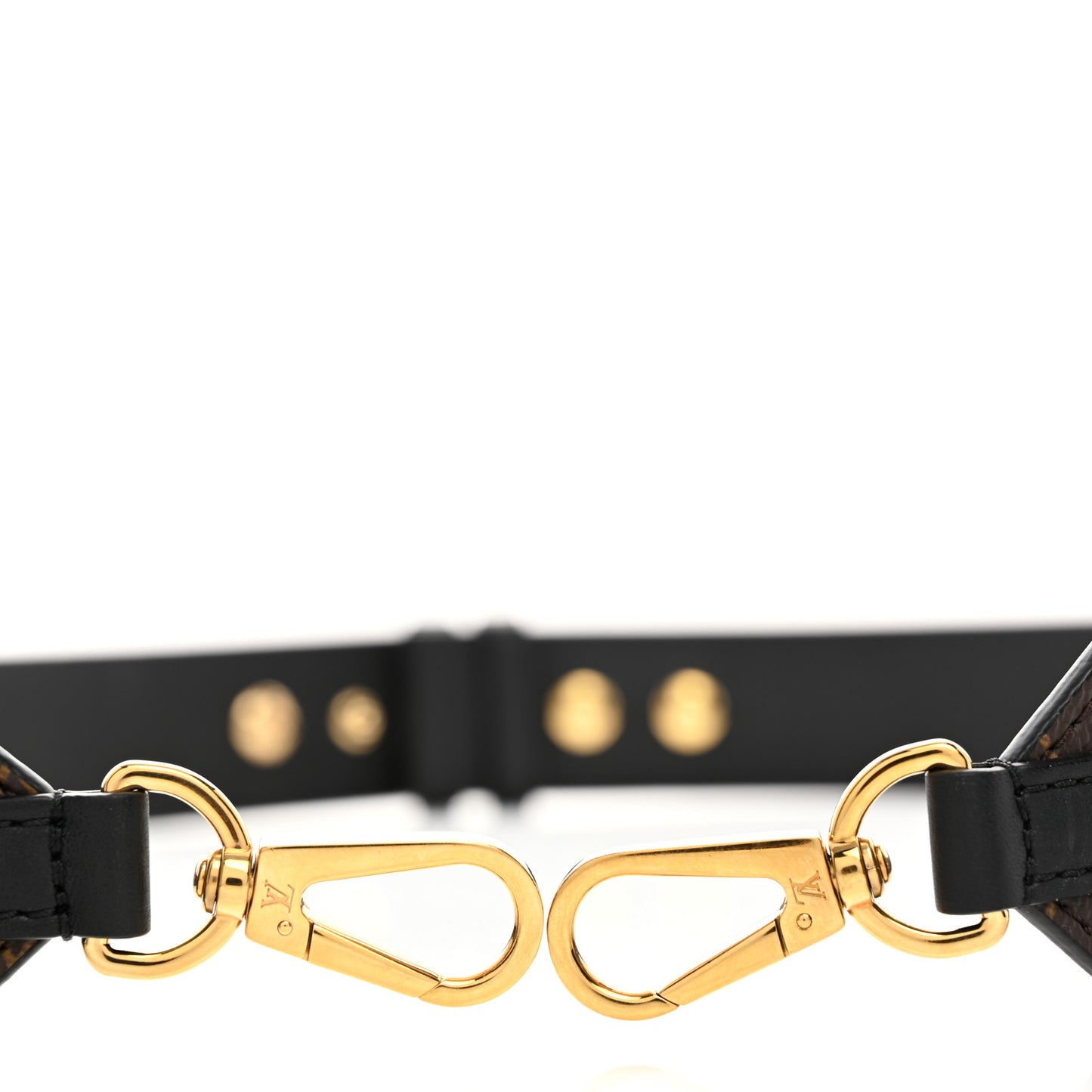 Monogram Adjustable Bandouliere Shoulder Strap Black