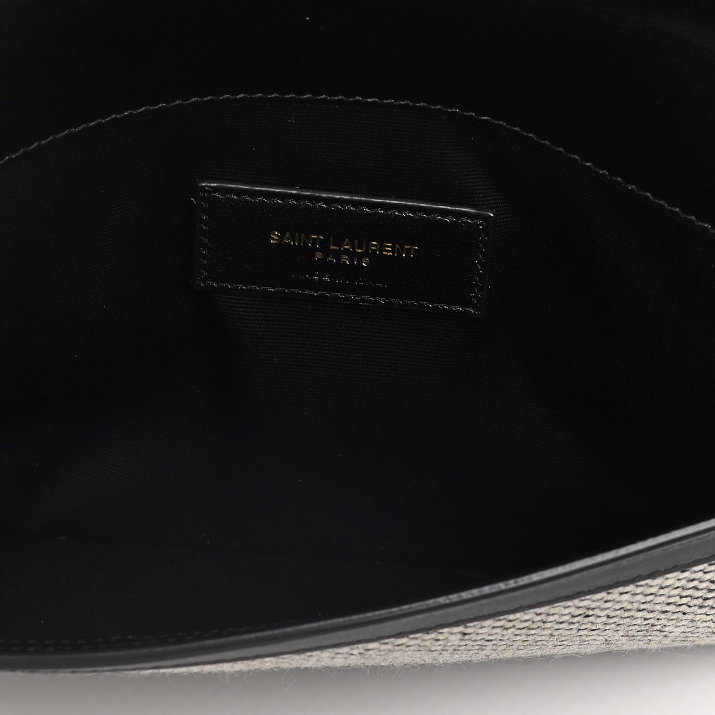 Canvas Uptown Pouch Black White