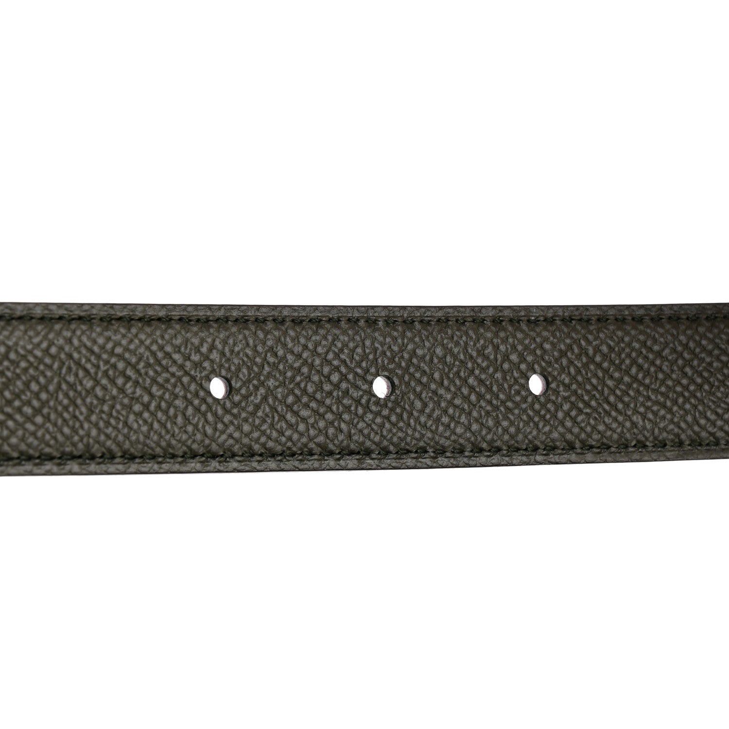 Hermes Swift Epsom 24mm Gamma Gourmette Belt 70 28 Vert De Gris Mauve Pale 7 of 9
