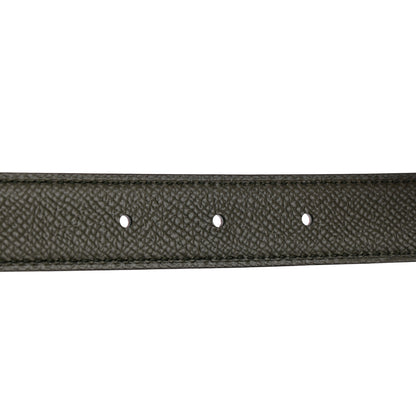 Hermes Swift Epsom 24mm Gamma Gourmette Belt 70 28 Vert De Gris Mauve Pale 7 of 9