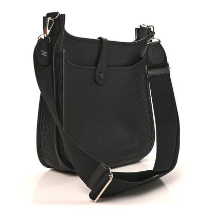 Hermes Taurillon Clemence Evelyne III PM Black 3 of 11