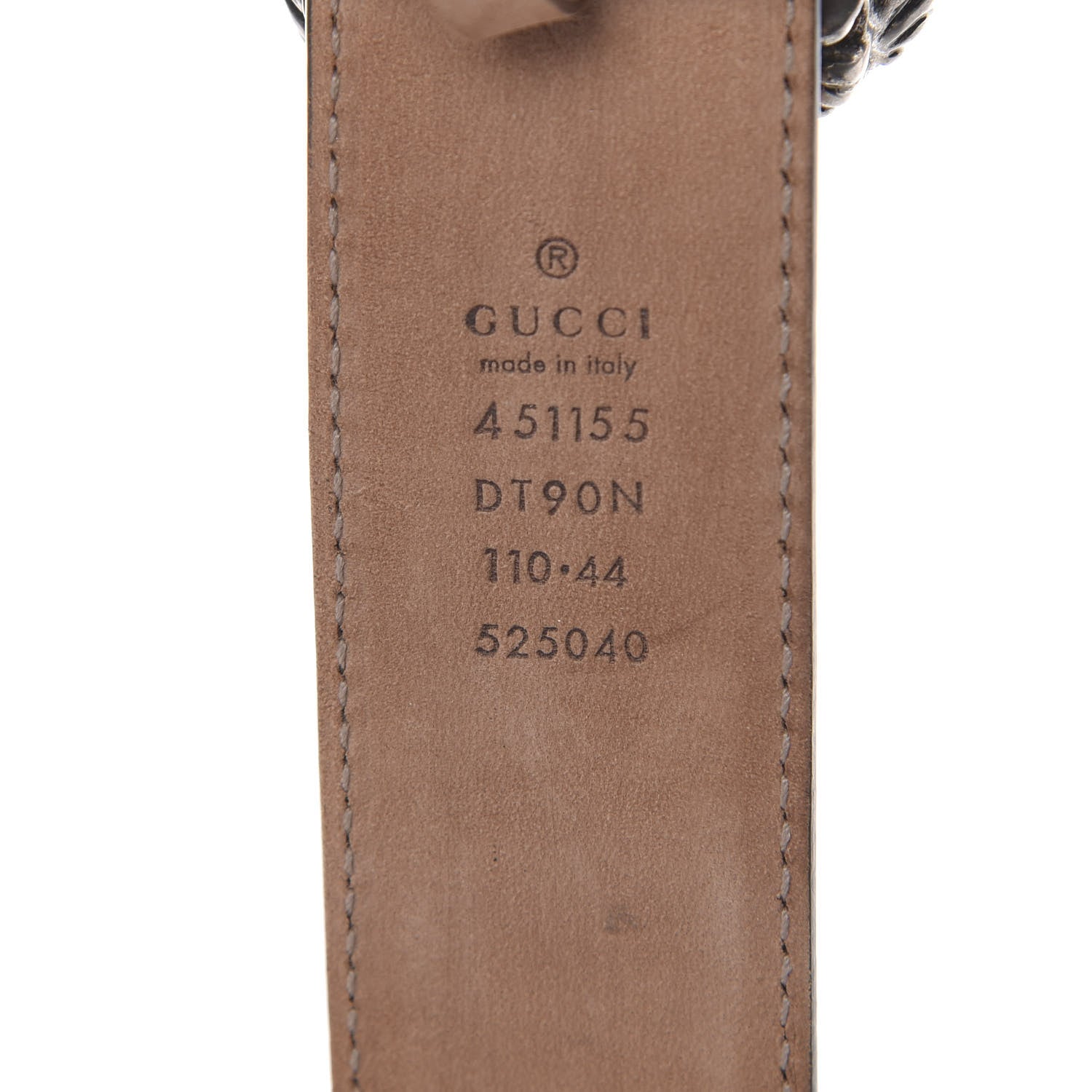 Gucci Lisse Calfskin Dionysus 35mm Belt 110 44 Cuir 6 of 7