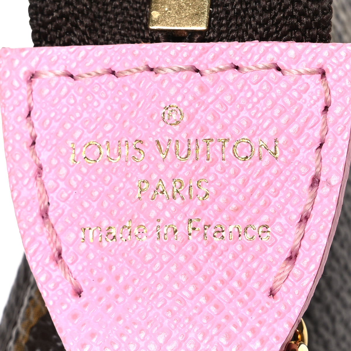 Monogram 2022 Christmas Animation Paris Mini Pochette Accessories Pink