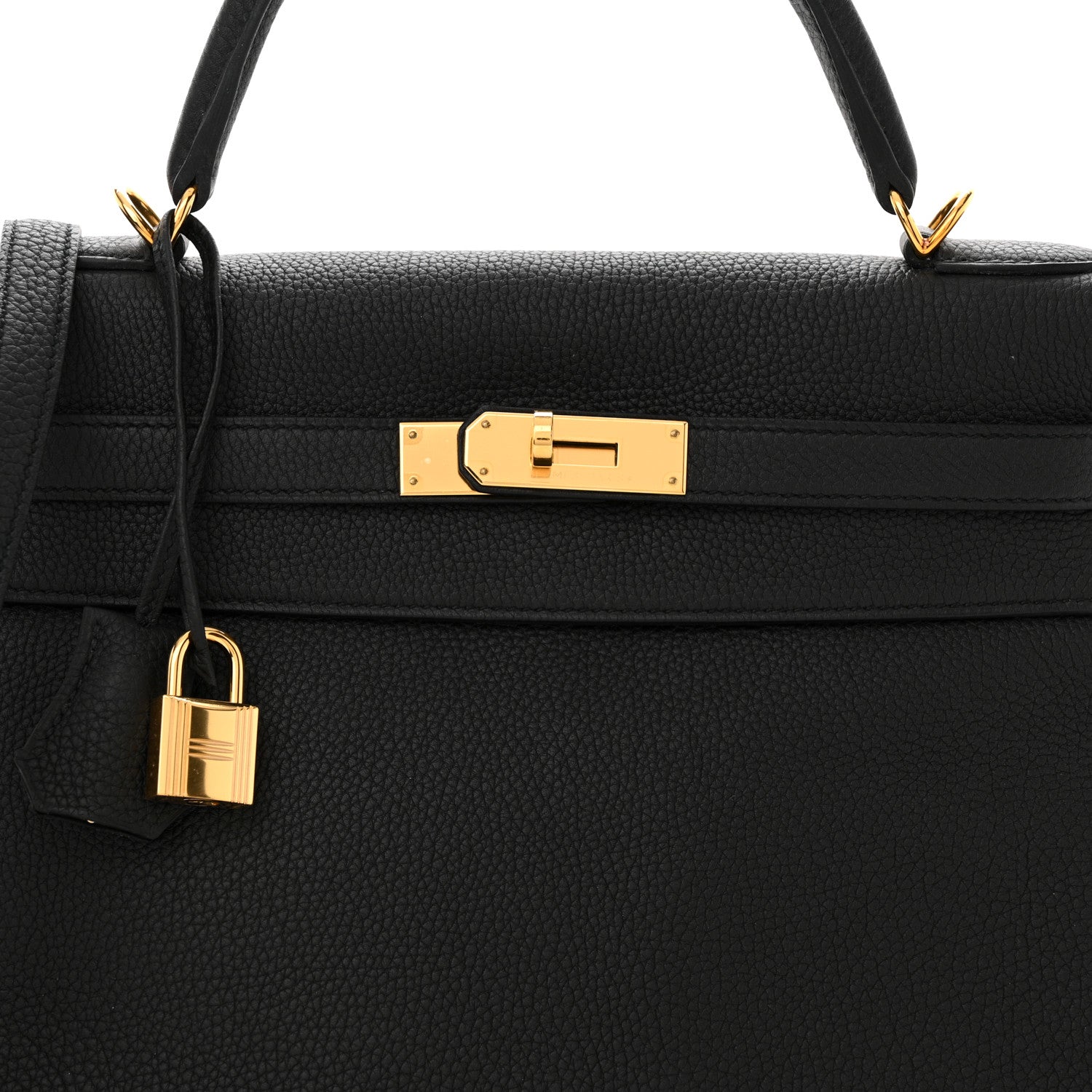 Hermes Togo Kelly Retourne 32 Black 8 of 14