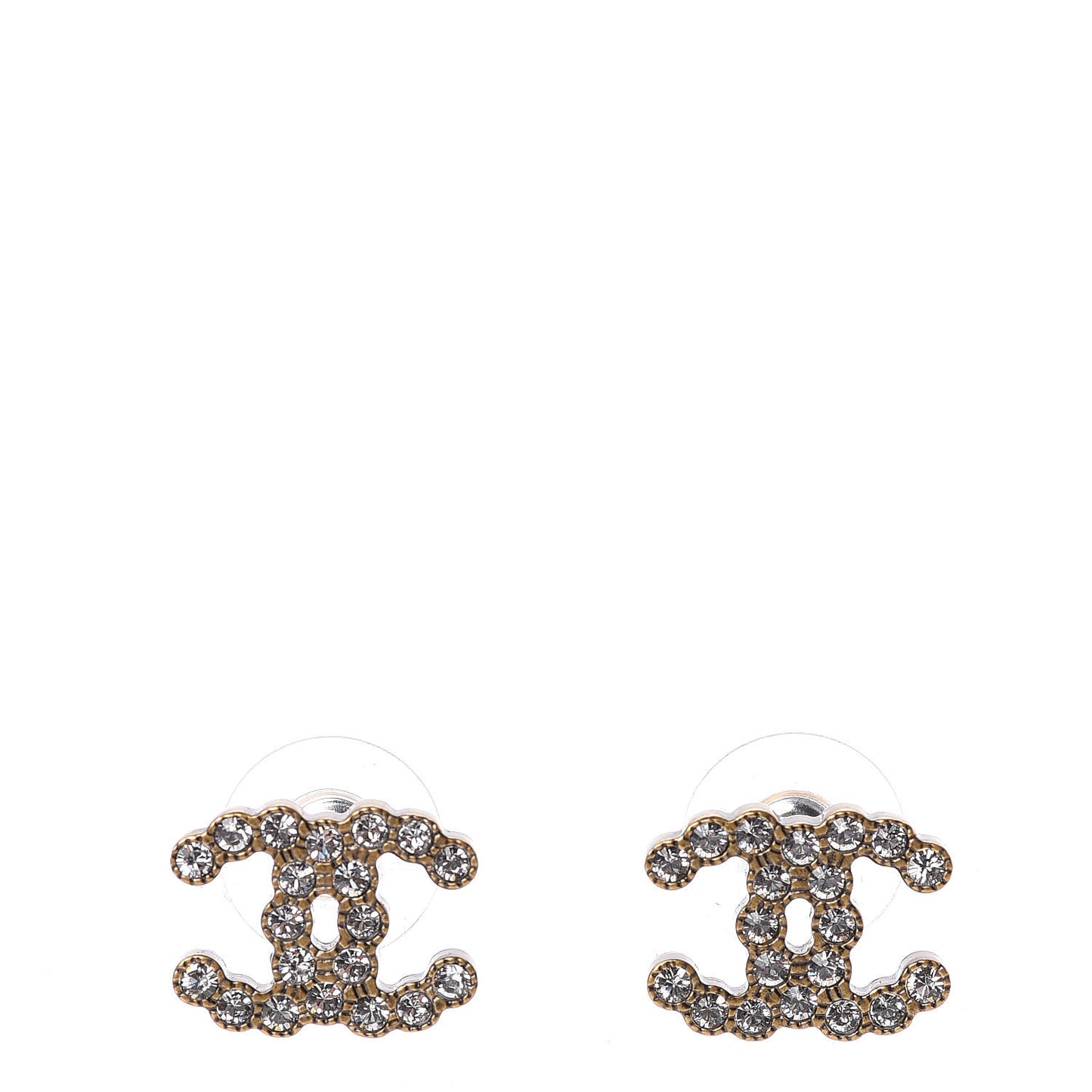 Crystal City Of Lights CC Earrings Gold