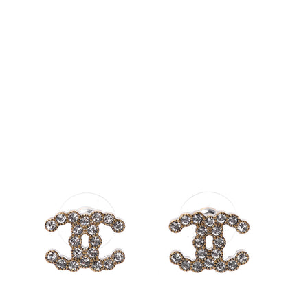 Chanel Crystal City Of Lights CC Earrings Gold 1 of 5