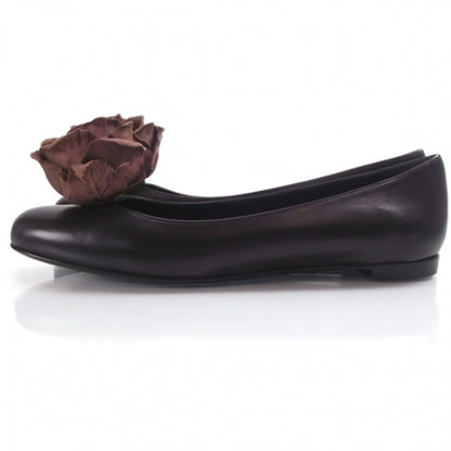 Saint Laurent Leather Rose Flats 2 of 9