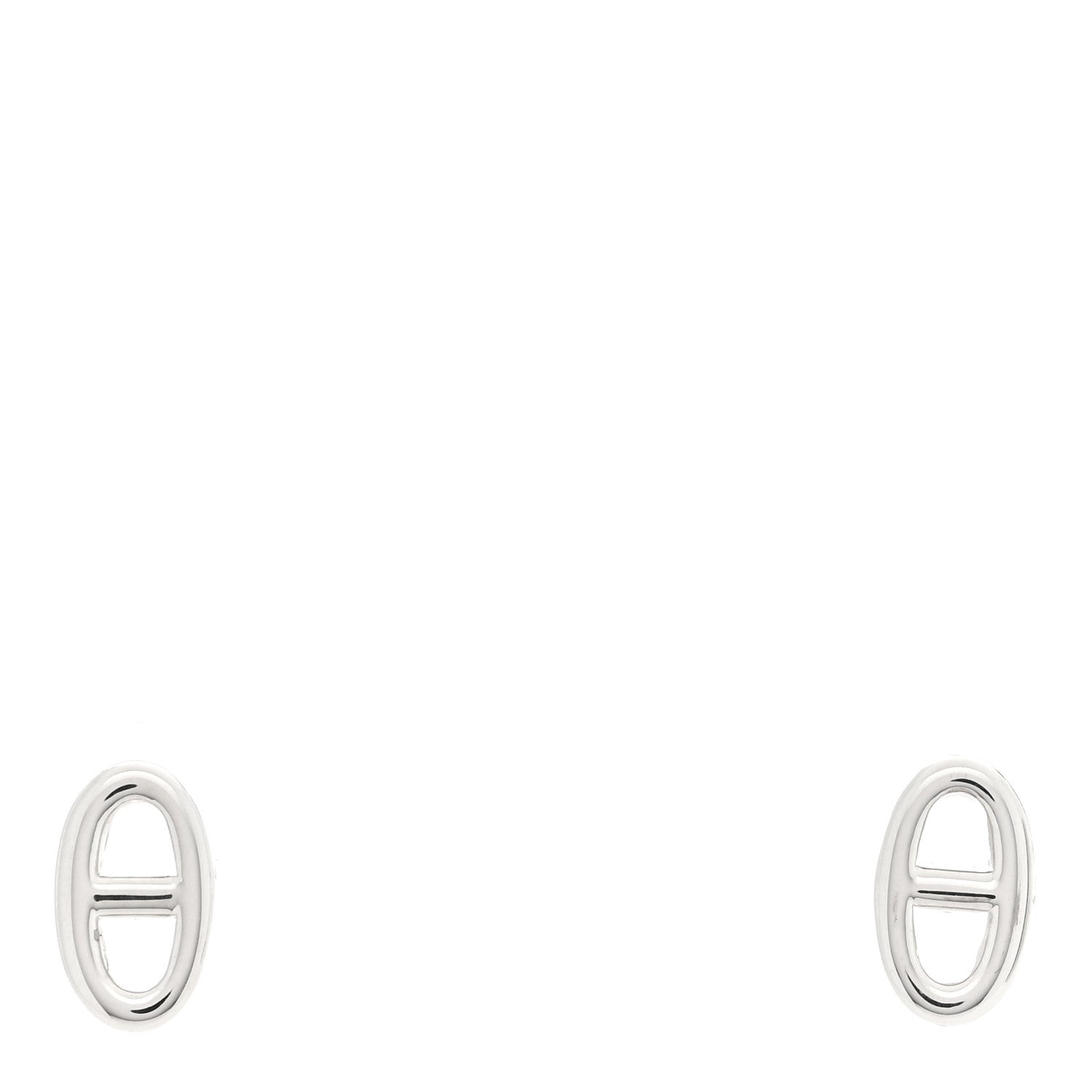 Hermes Sterling Silver TPM Farandole Earrings 1 of 5