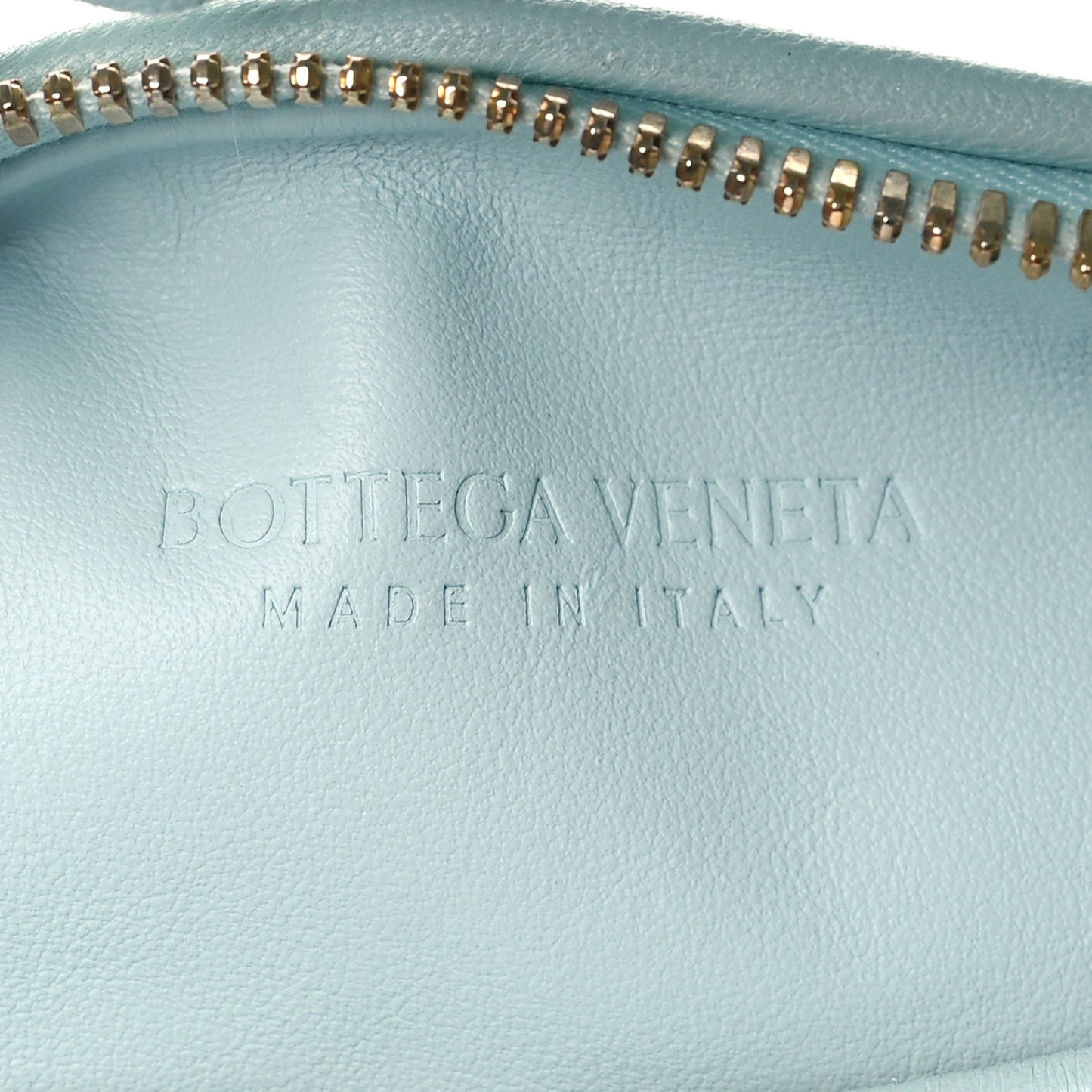 Nappa Intrecciato Mini Jodie Pale Blue